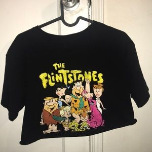 The Flintstones cropped shirt